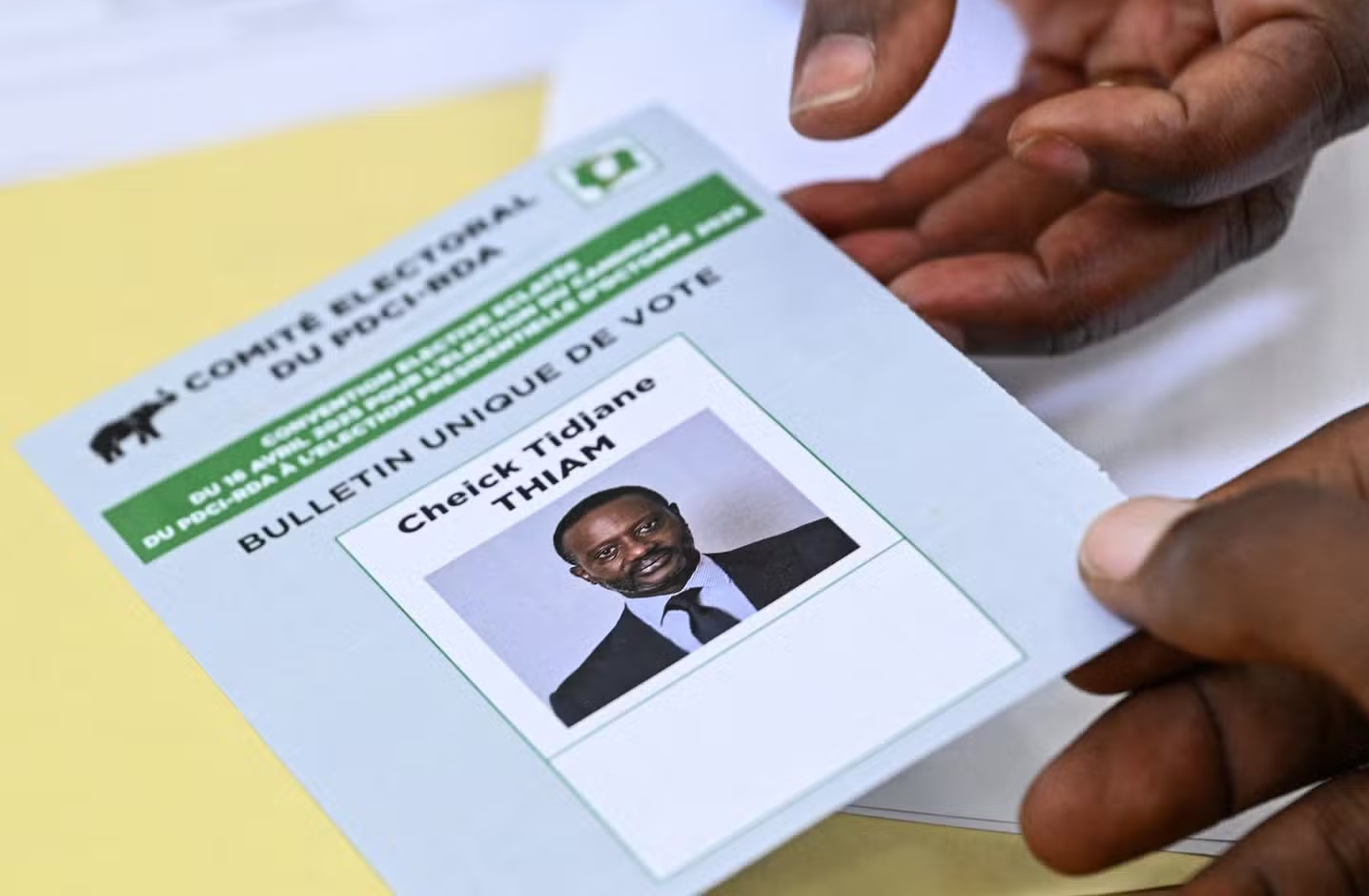 The PDCI-RDA Holds New Election to Re-Elect Tidjane Thiam as Party Leader